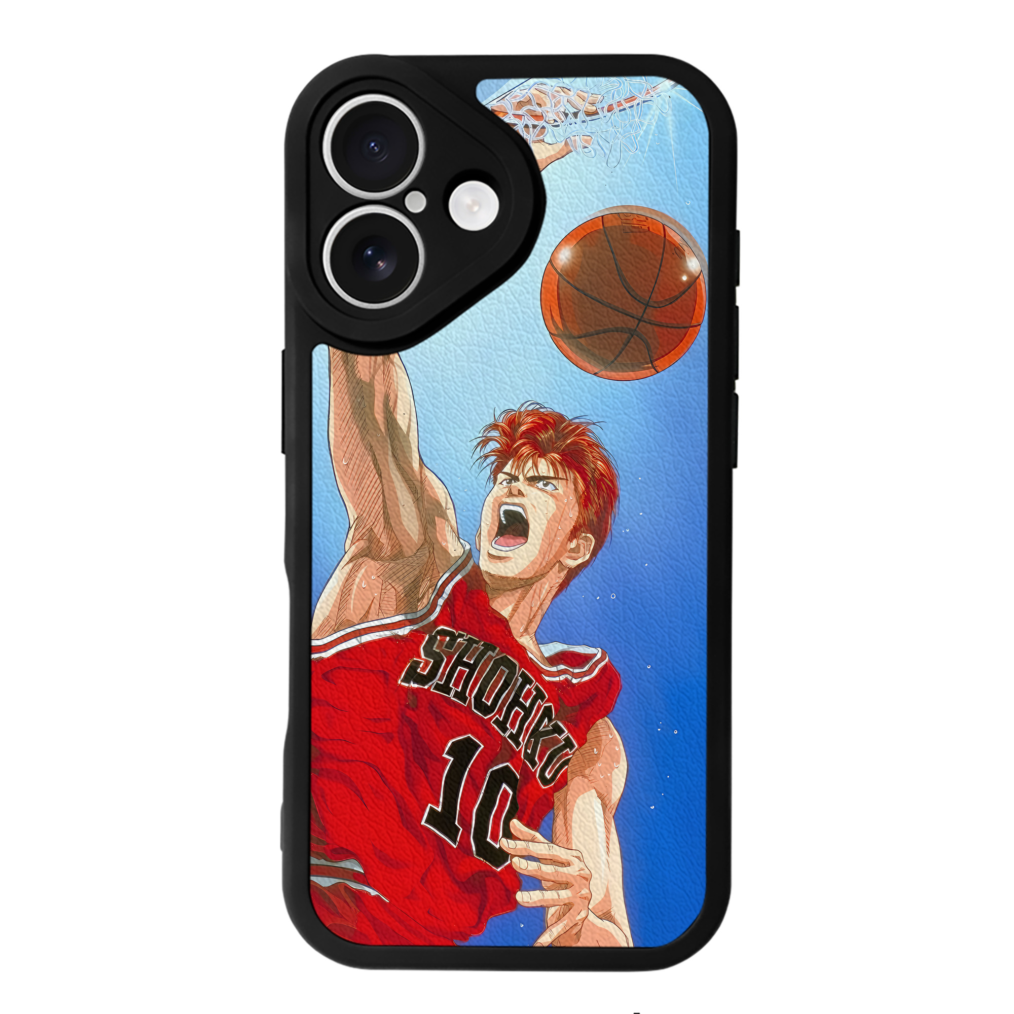 （画像用） SLAM DUNK／スラムダンク 【iPhone 16シリーズ対応】シリコンスマホケース（レザー調） 材質：シリコン
